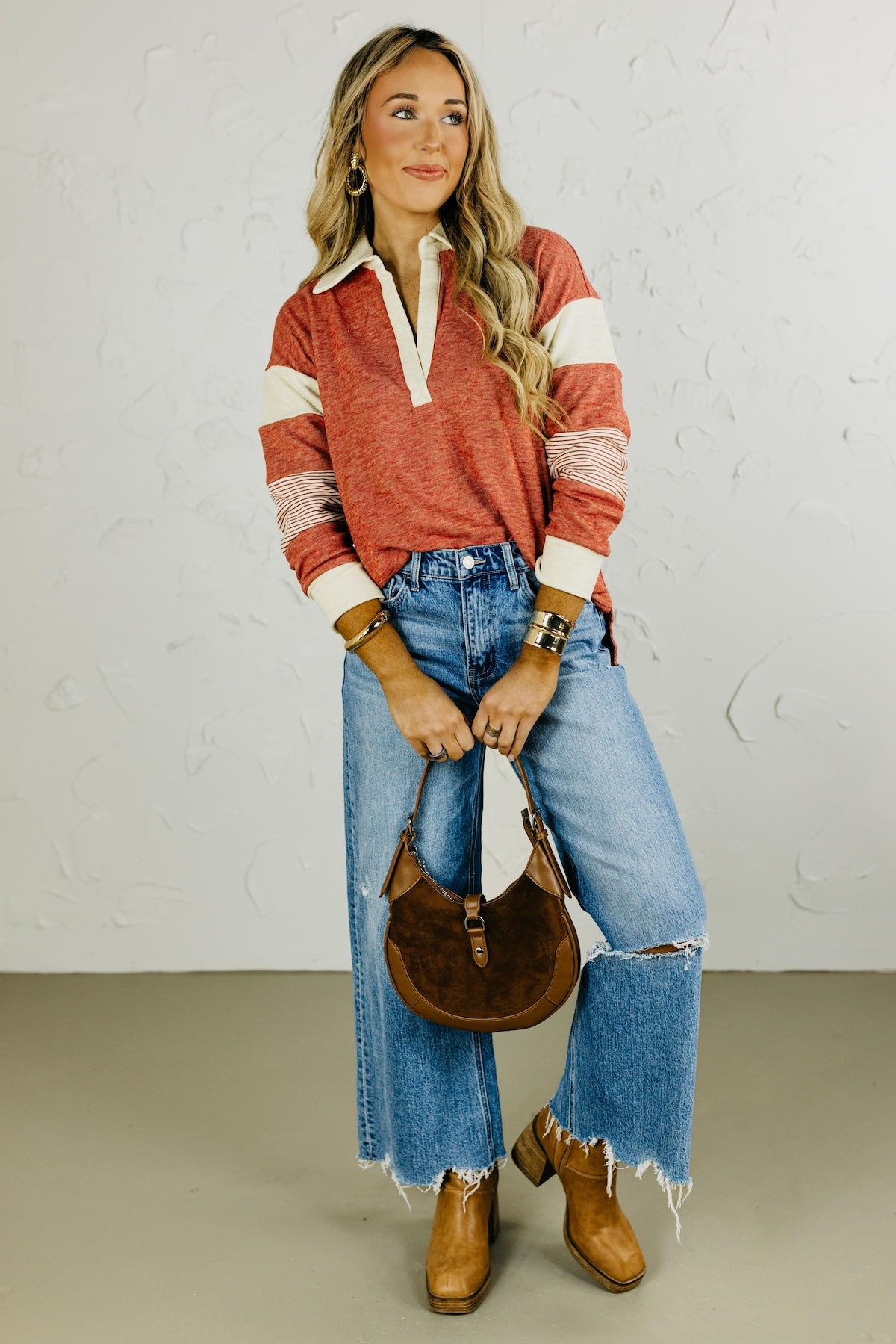 The Natalie Brushed Pullover Top