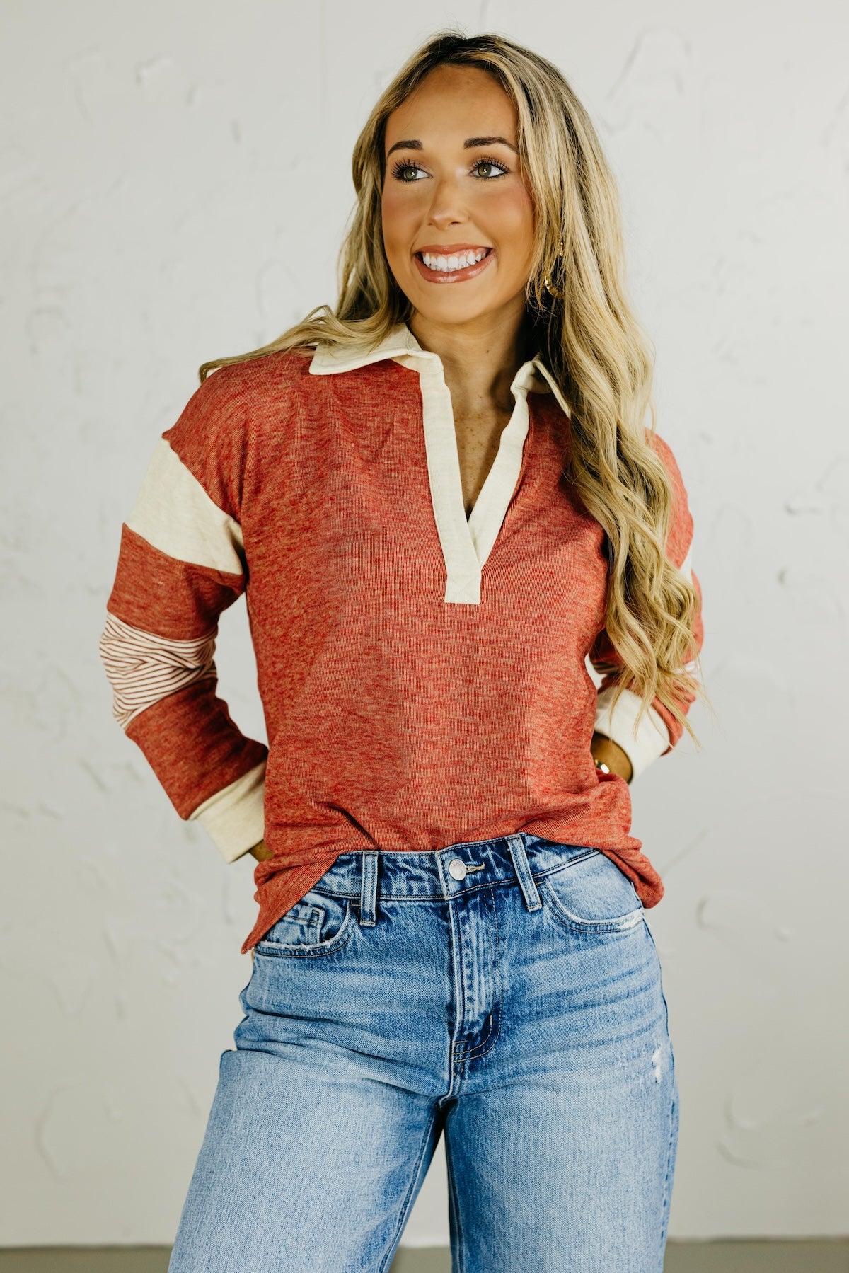 The Natalie Brushed Pullover Top