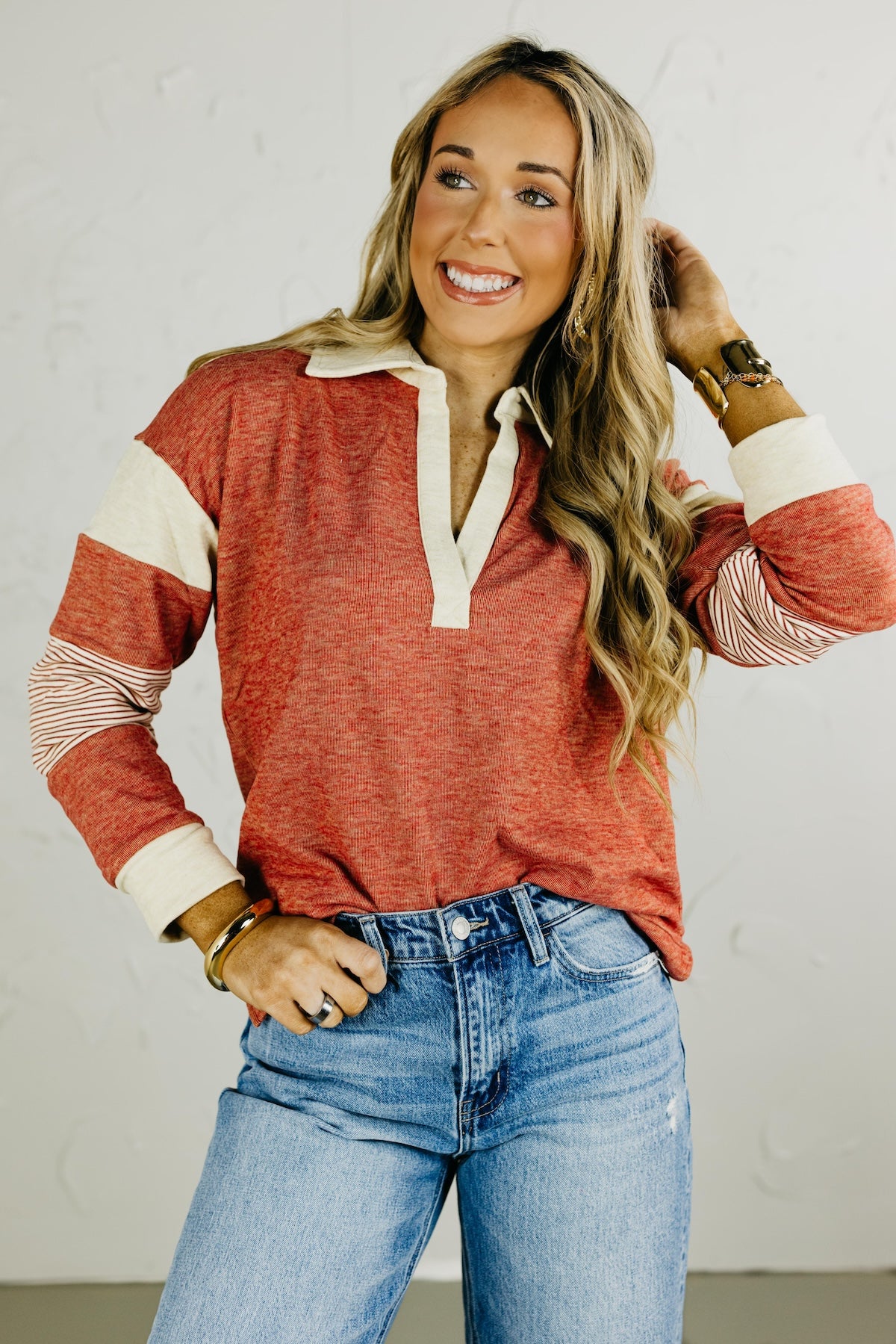 The Natalie Brushed Pullover Top