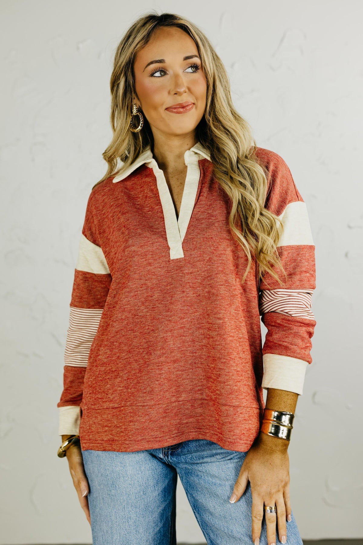 The Natalie Brushed Pullover Top