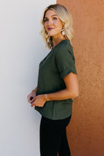 The Baldwin Pleated Popover Blouse