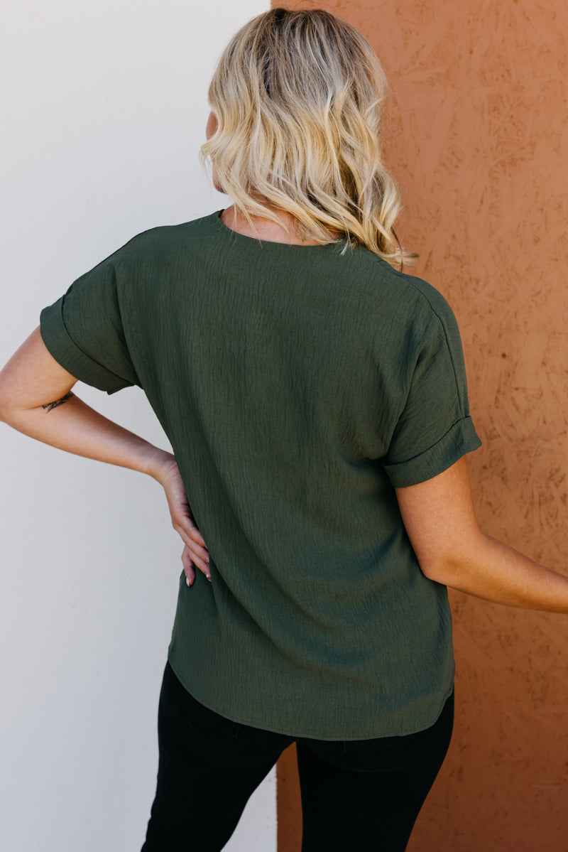 The Baldwin Pleated Popover Blouse