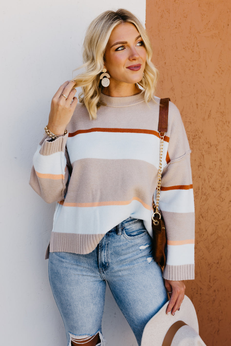 Wishlist | The Lailah Striped Sweater  - FINAL SALE