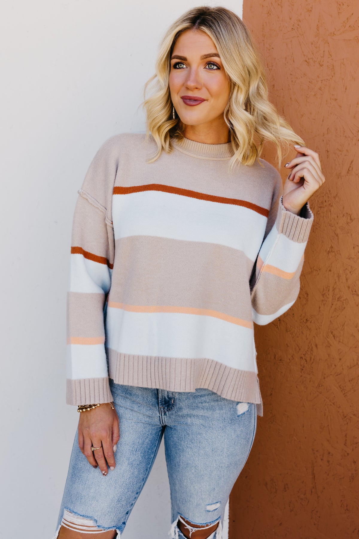 Wishlist | The Lailah Striped Sweater  - FINAL SALE