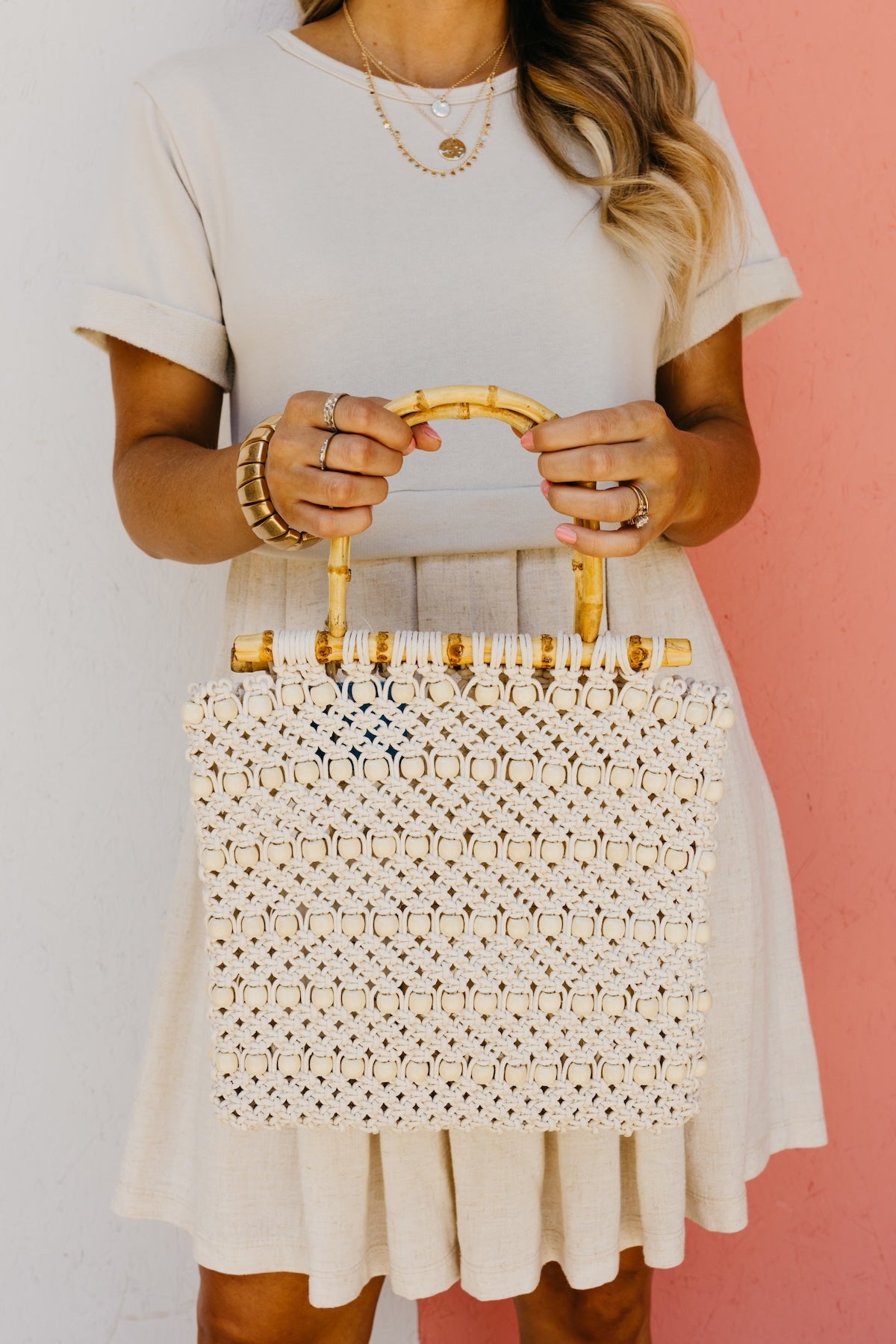 The Tamara Woven Rope Handbag