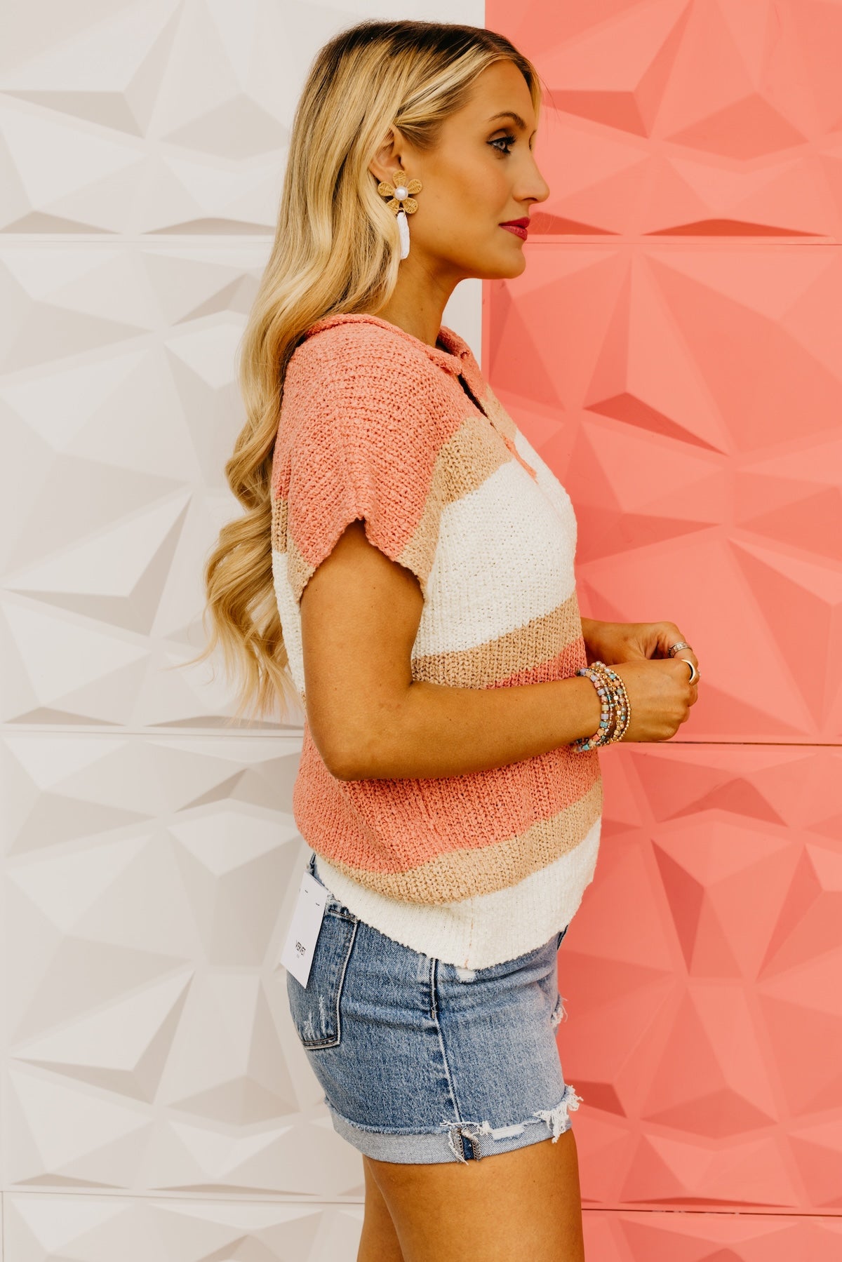 The Colt Color Block Raglan Sweater Top