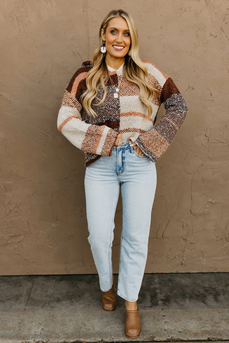 The Chandler Bell Sleeve Hooded Sweater