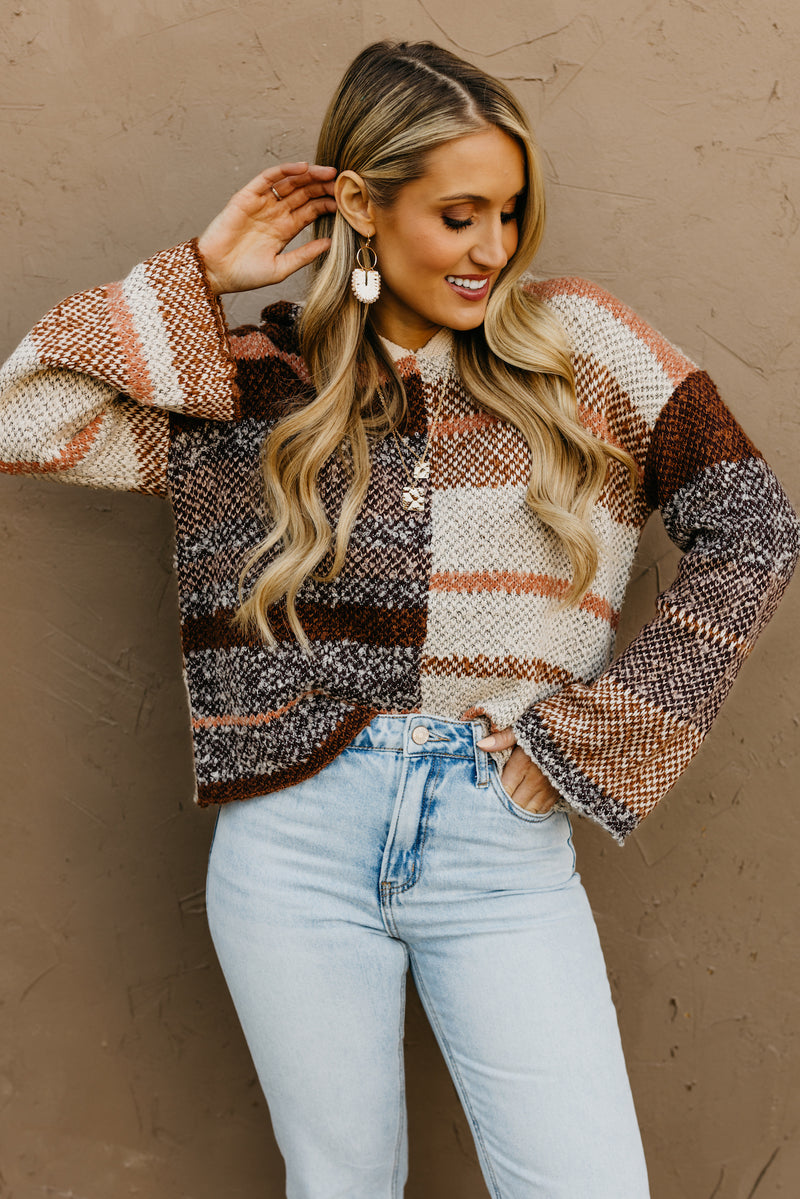 The Chandler Bell Sleeve Hooded Sweater
