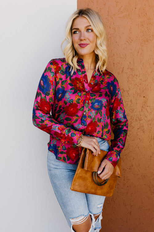 The Ramona Floral Button Up Shirt