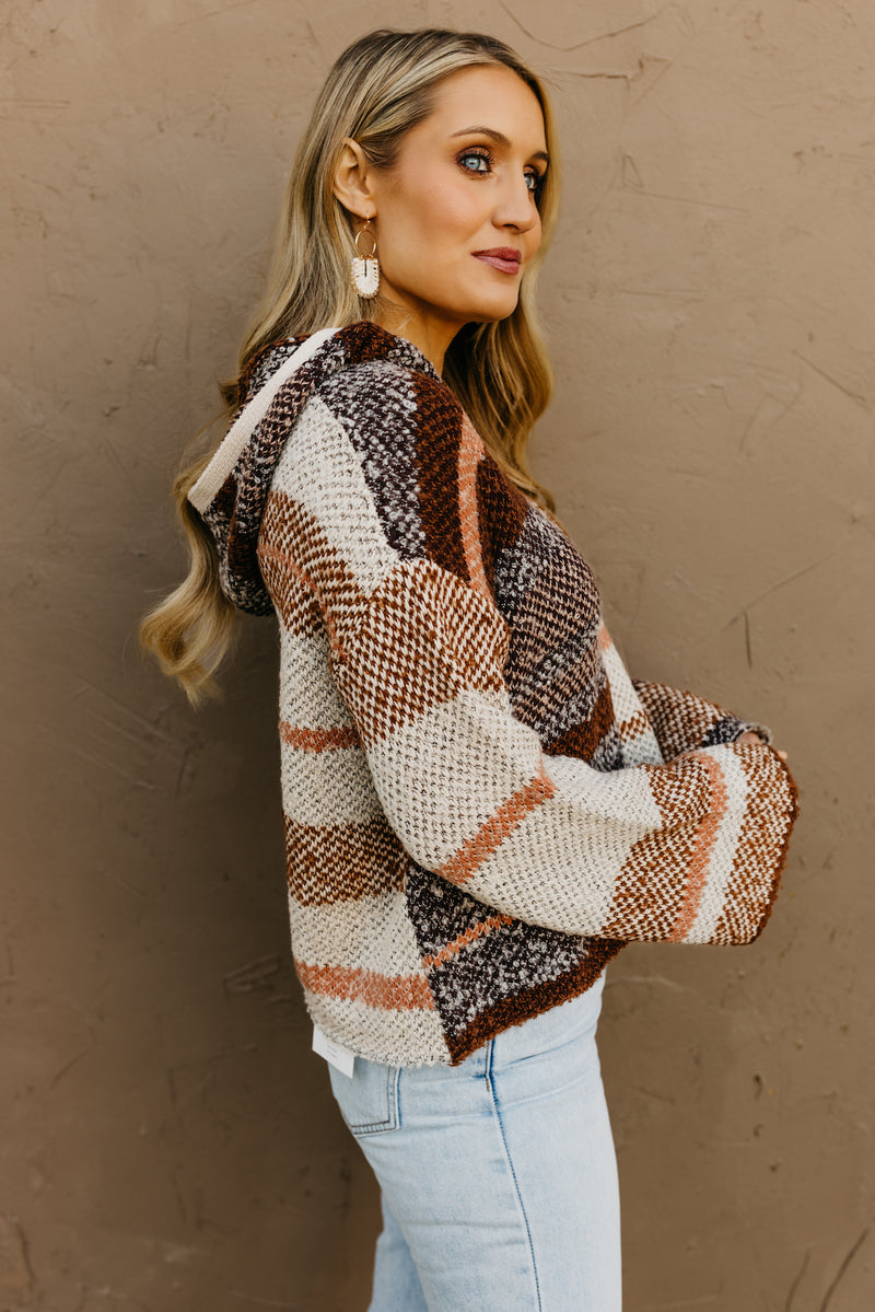 The Chandler Bell Sleeve Hooded Sweater