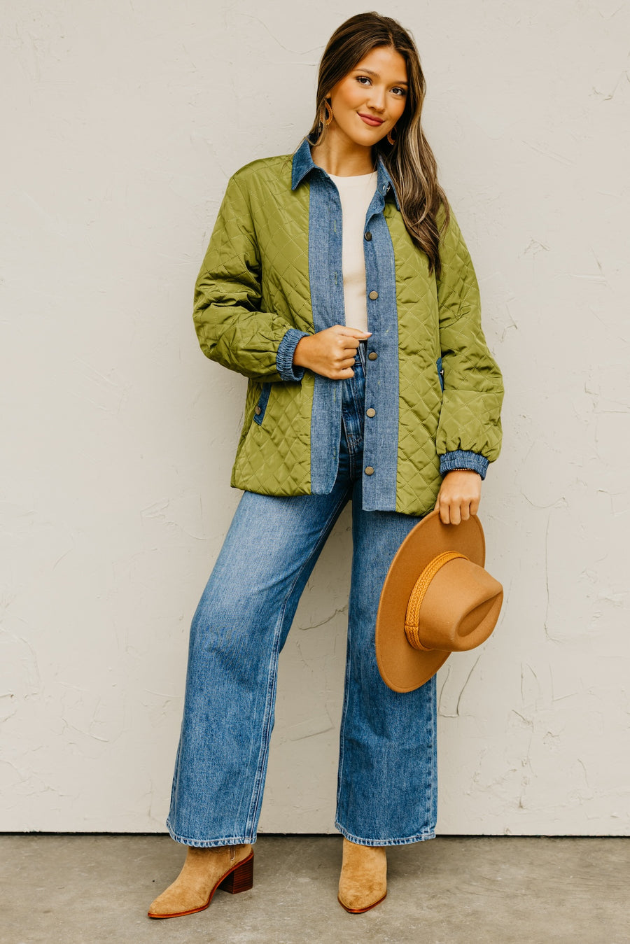 The Janae Contrast Quilted Jacket