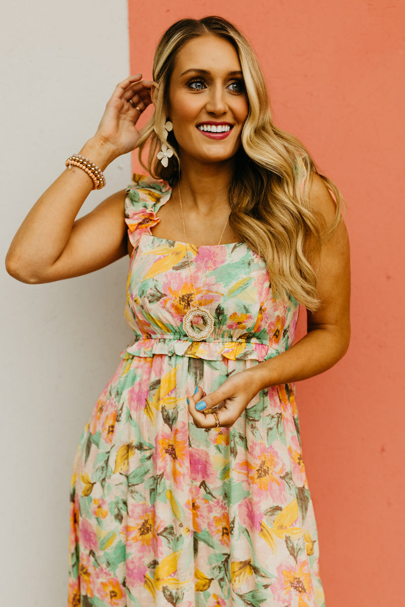 The Zaylee Floral Puff Sleeve Blouse