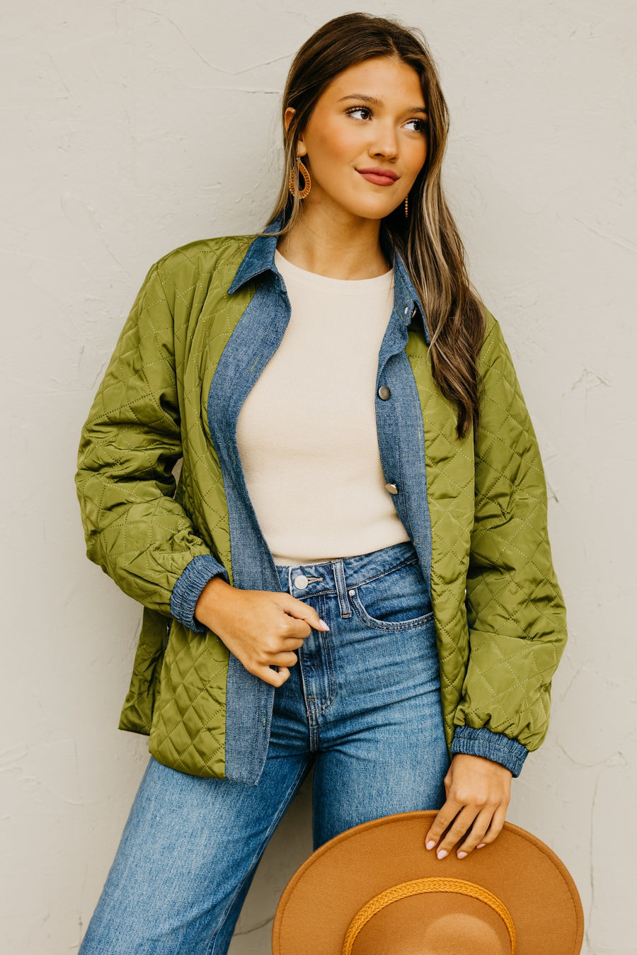 The Janae Contrast Quilted Jacket