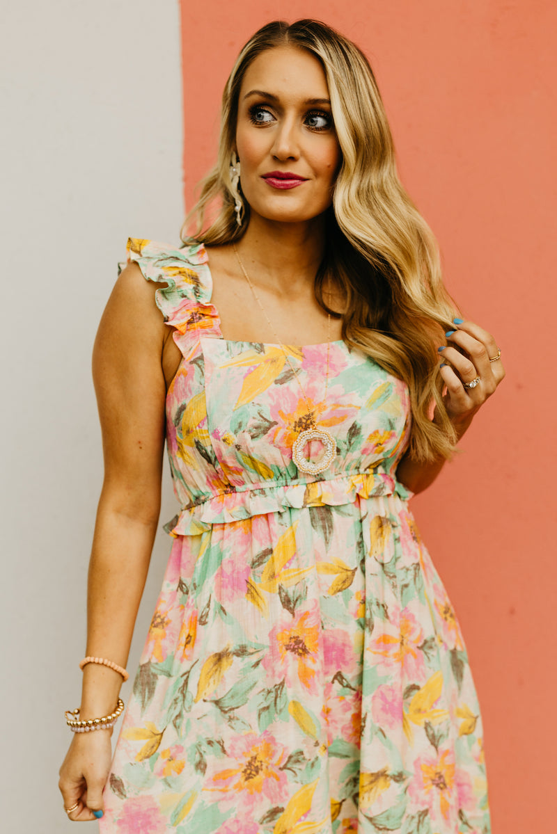 The Zaylee Floral Puff Sleeve Blouse