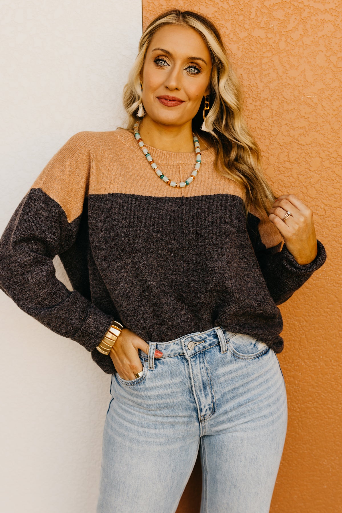 The Kelvin Color Block Sweater