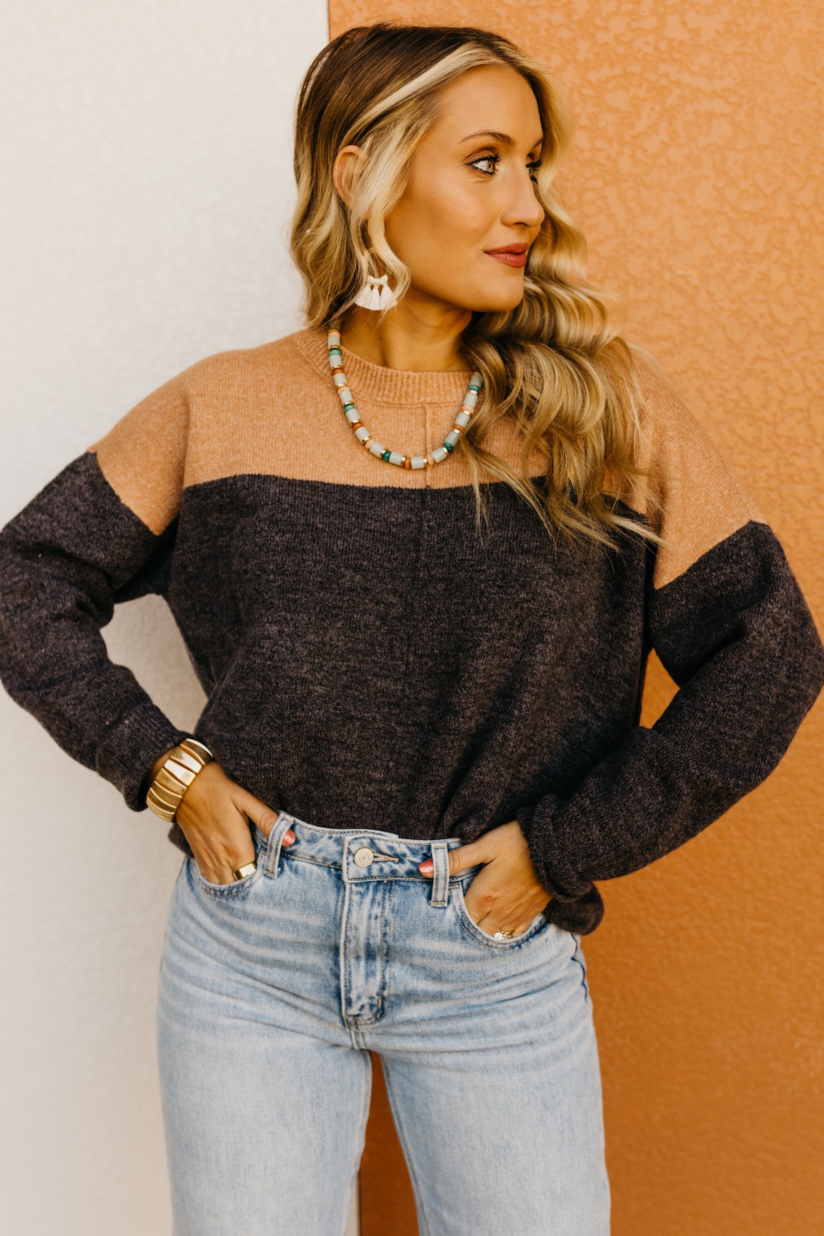 The Kelvin Color Block Sweater