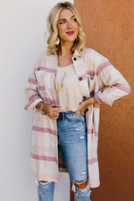 The Thad Longline Plaid Shacket