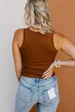 The Adelina Racerback Knit Tank Top