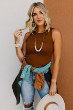 The Adelina Racerback Knit Tank Top