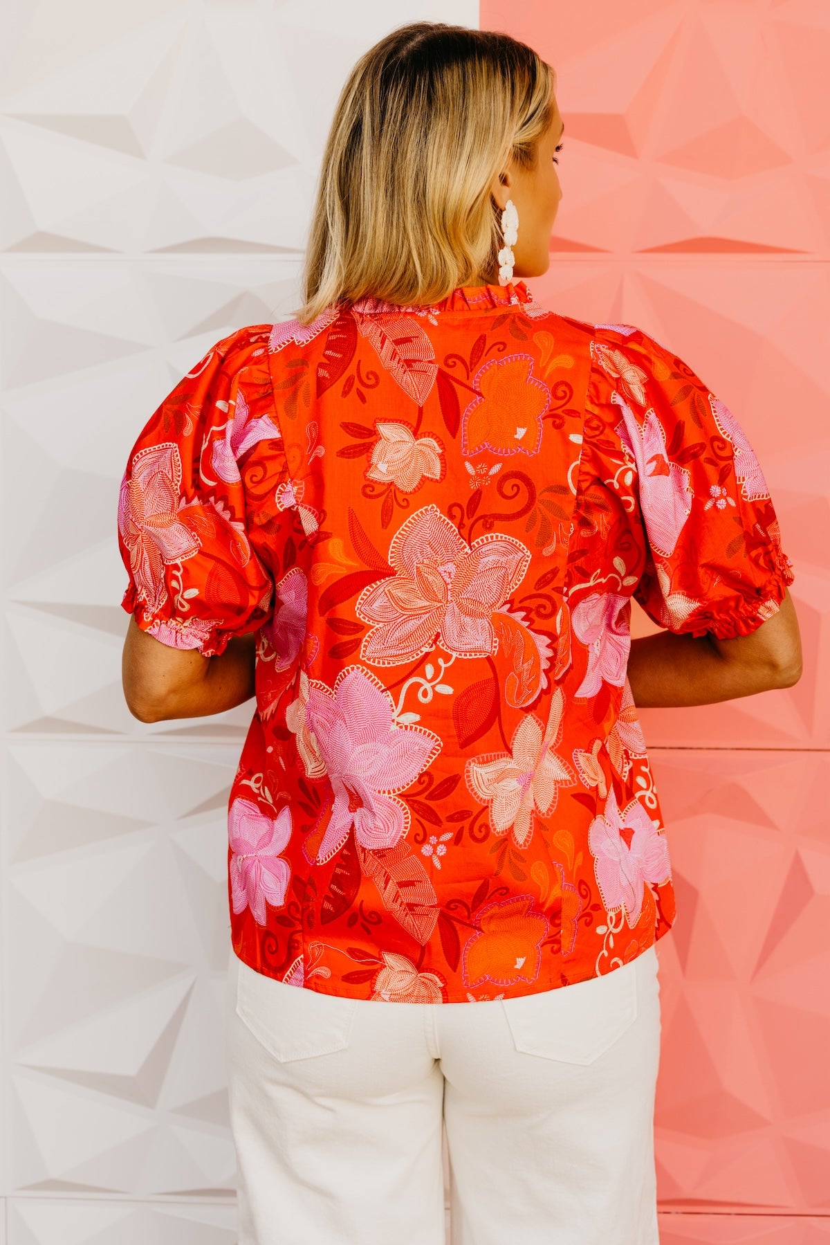 The Beau Floral Woven Top