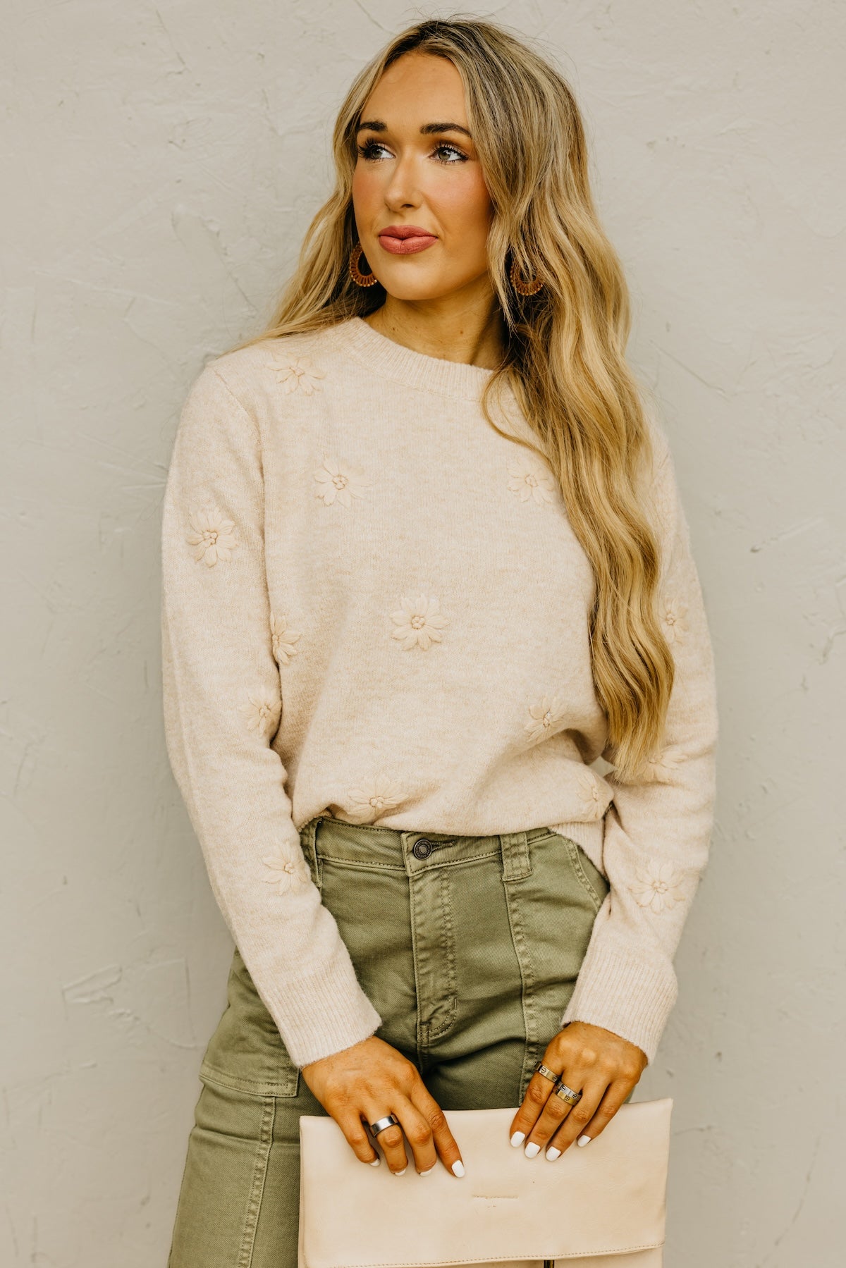 The Sutton Floral Embroidered Sweater