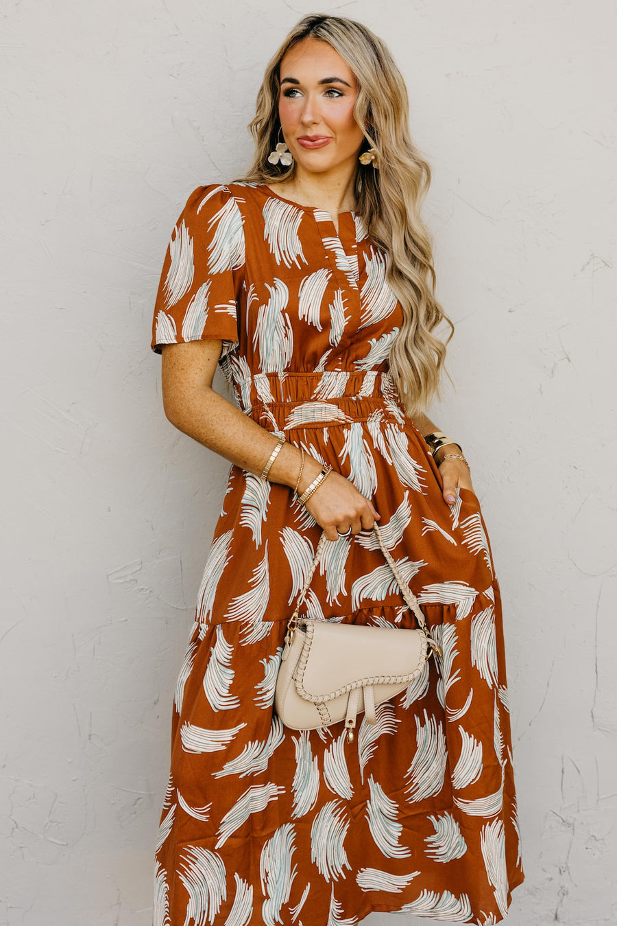 The Florence Tiered Midi Dress