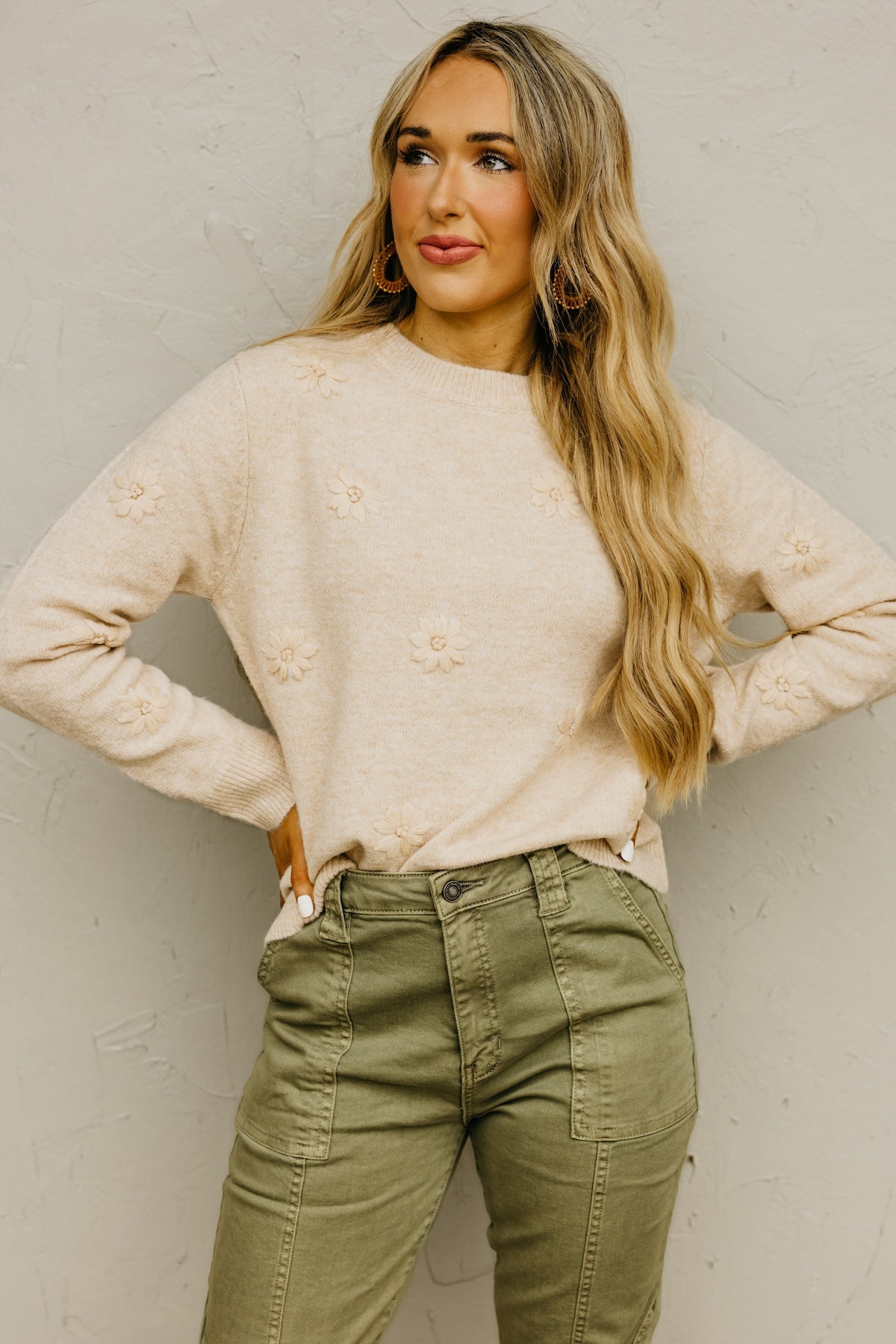 The Sutton Floral Embroidered Sweater