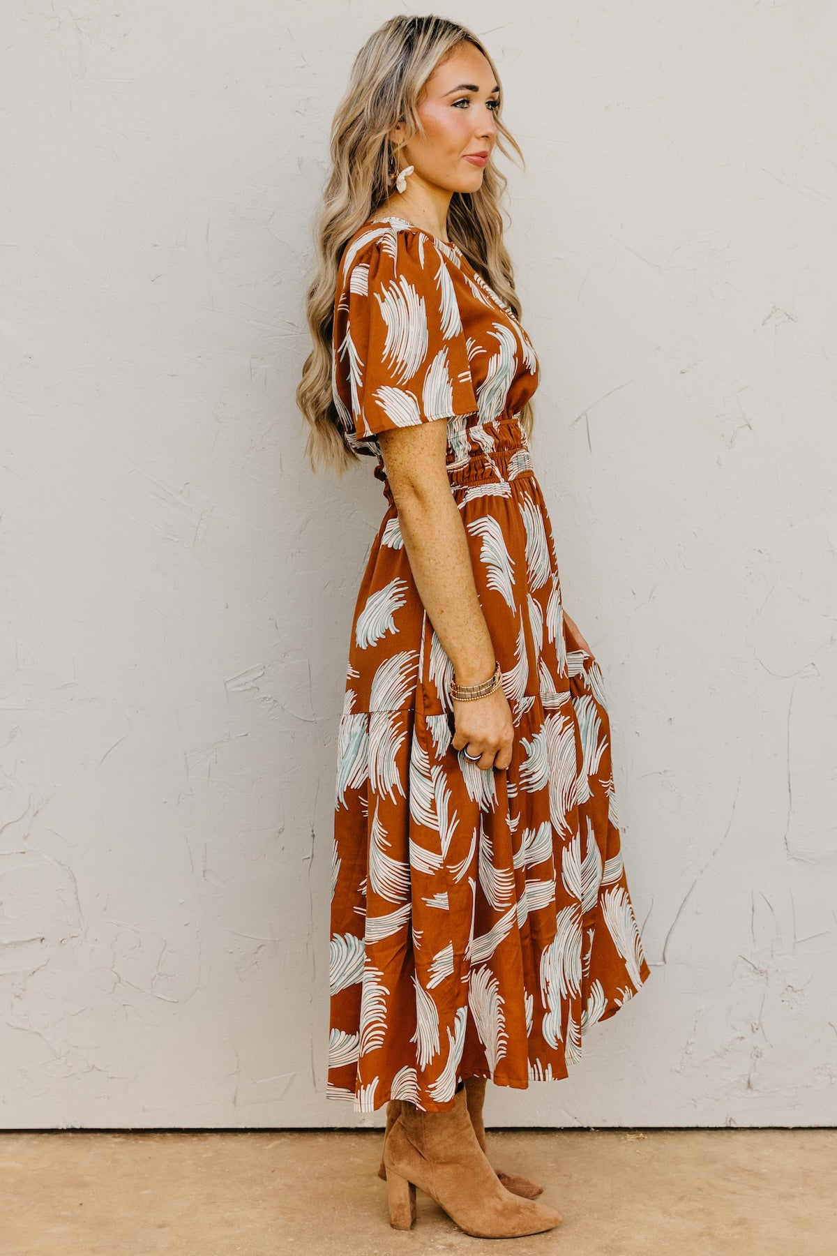 The Florence Tiered Midi Dress