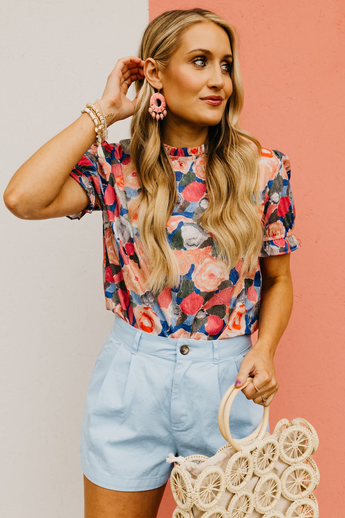 The Abby Watercolor Floral Blouse