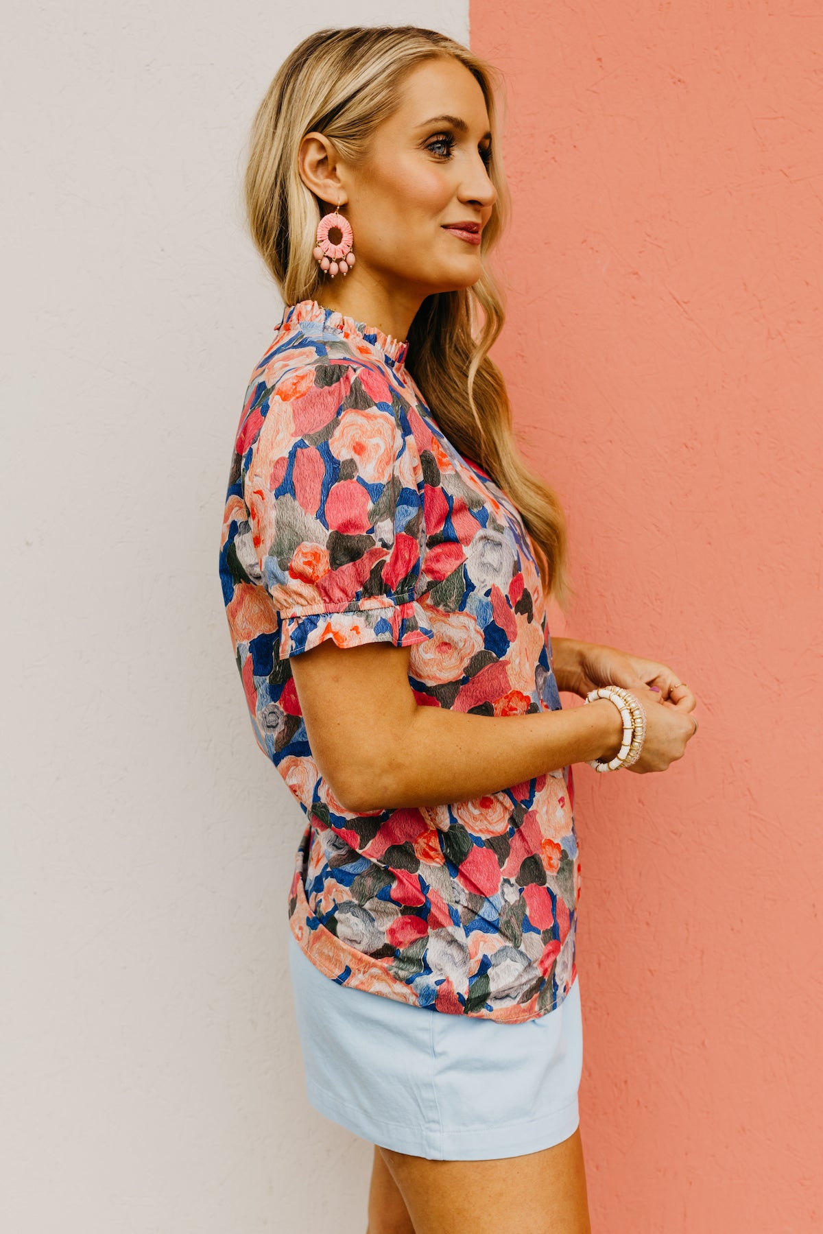 The Abby Watercolor Floral Blouse