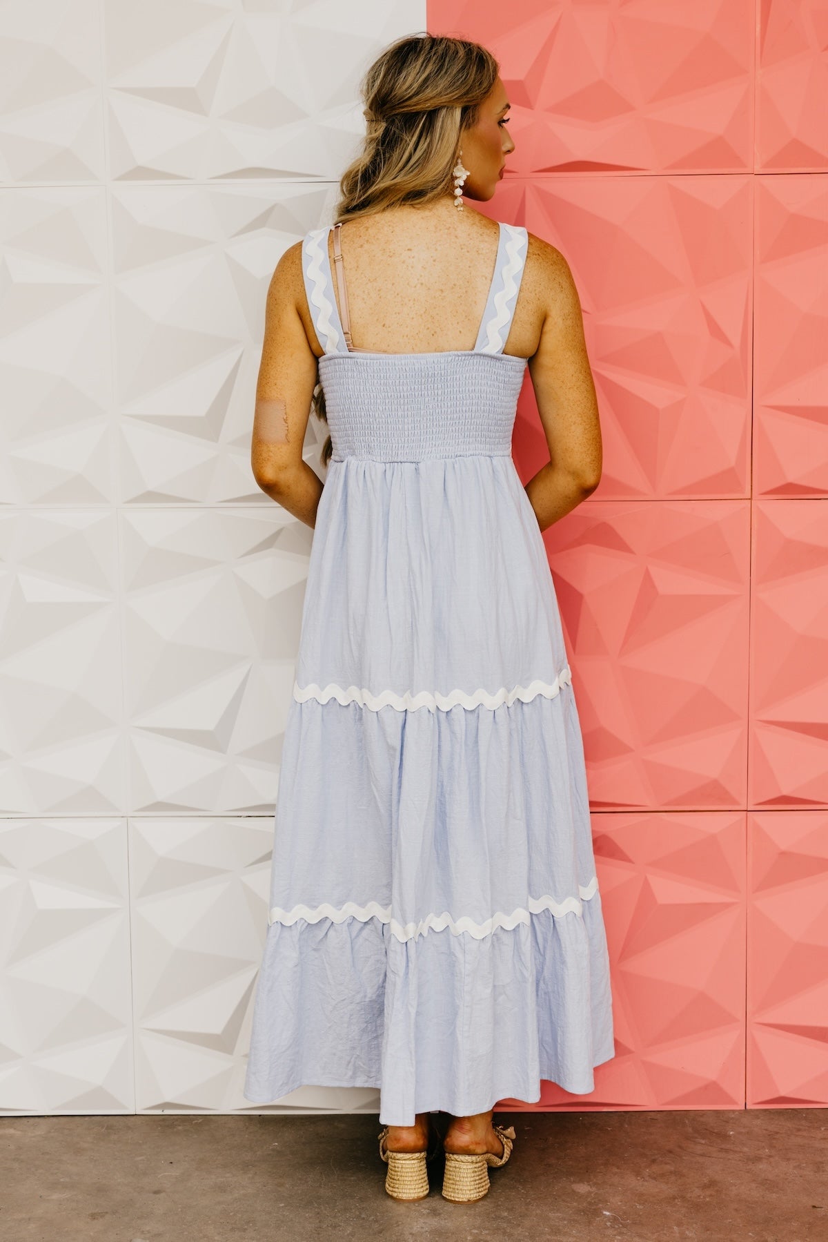 The Deacon Ric Rac Trim Midi Dress