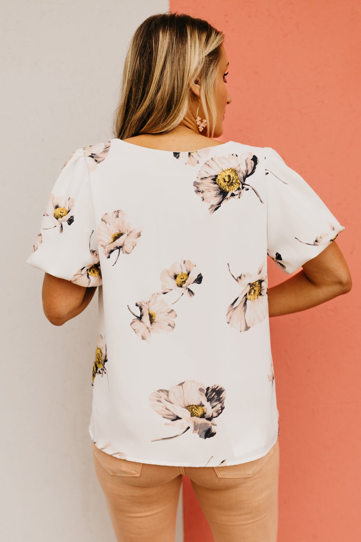 The Zaylee Floral Puff Sleeve Blouse