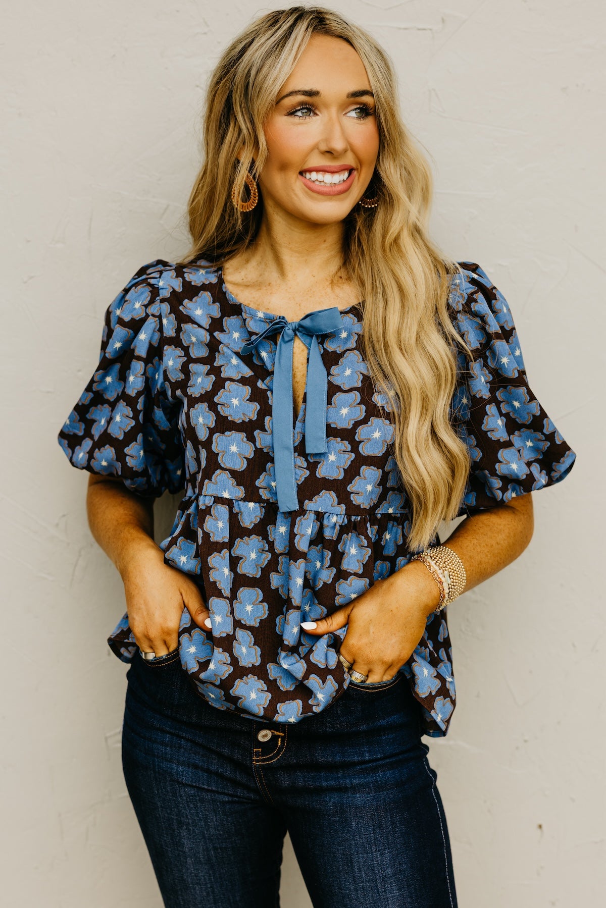 The Hamza Floral Babydoll Top