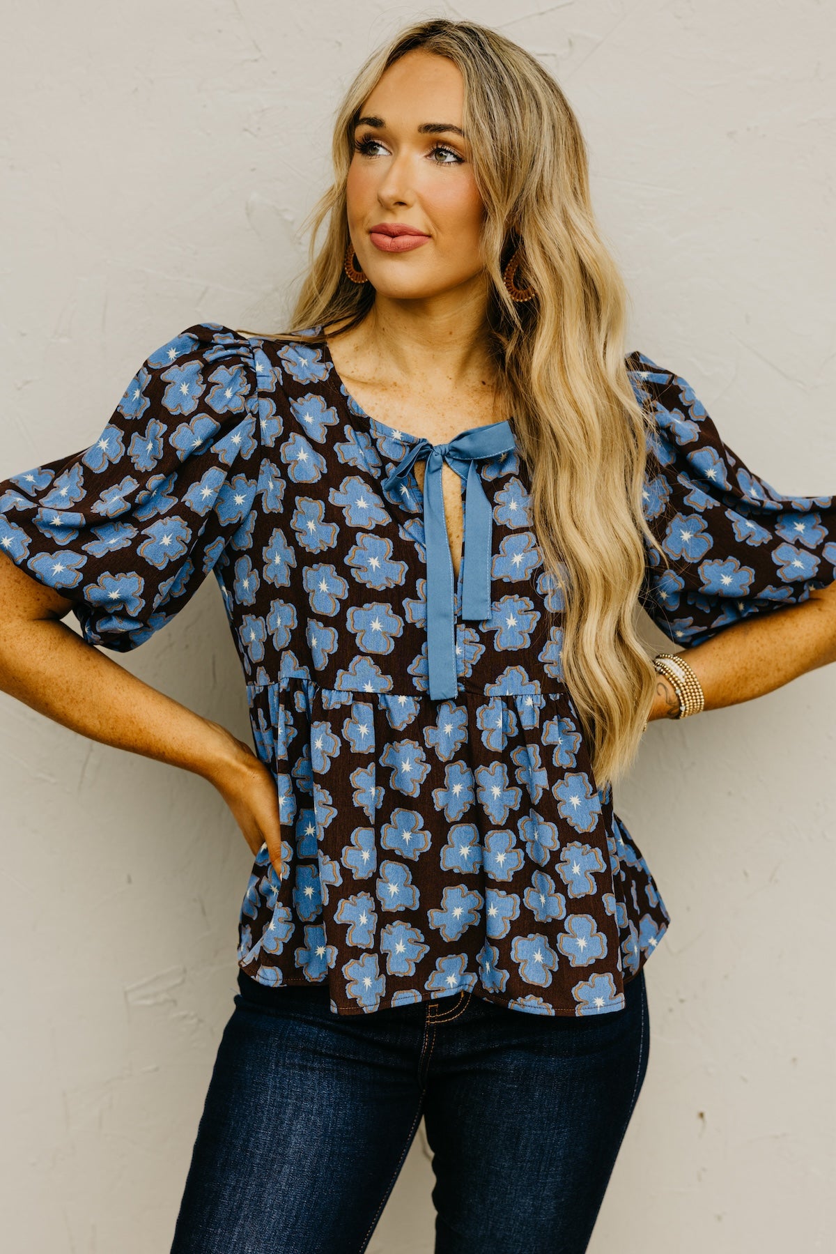 The Hamza Floral Babydoll Top