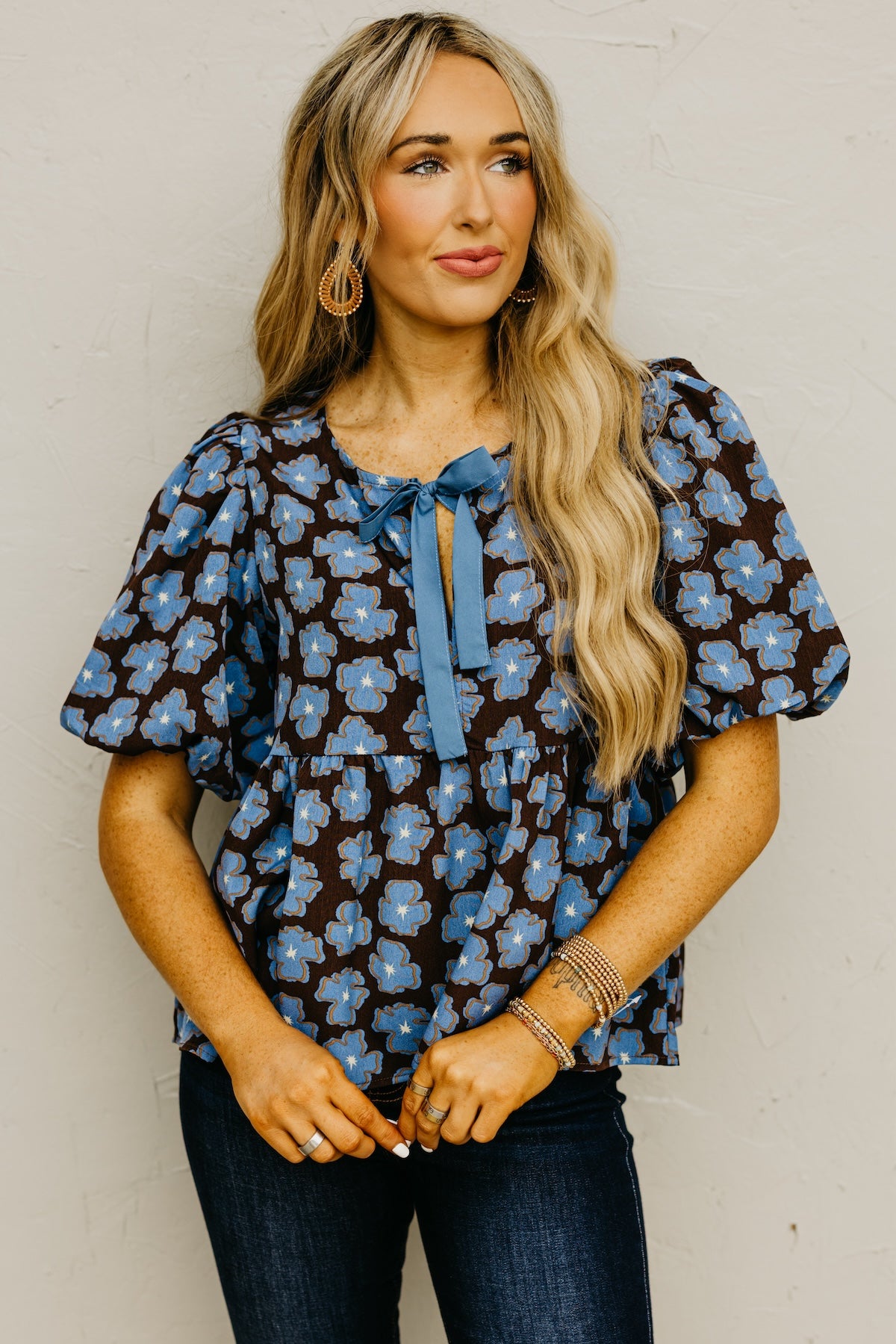 The Hamza Floral Babydoll Top