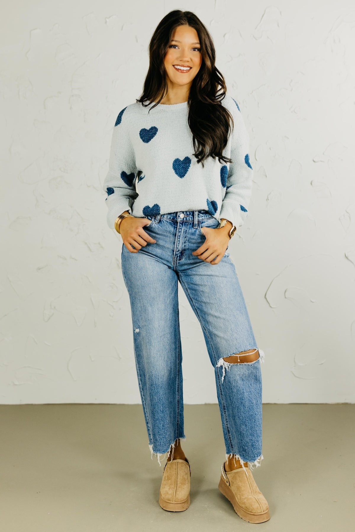 The Violet Heart Sweater