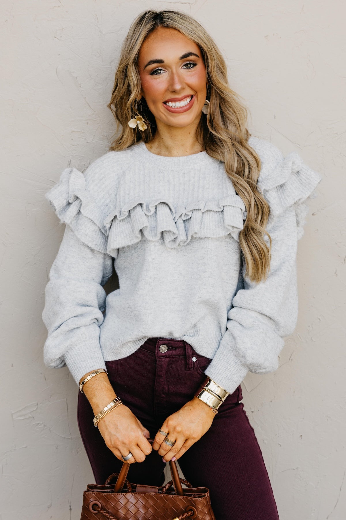 The Willow Ruffle Sweater
