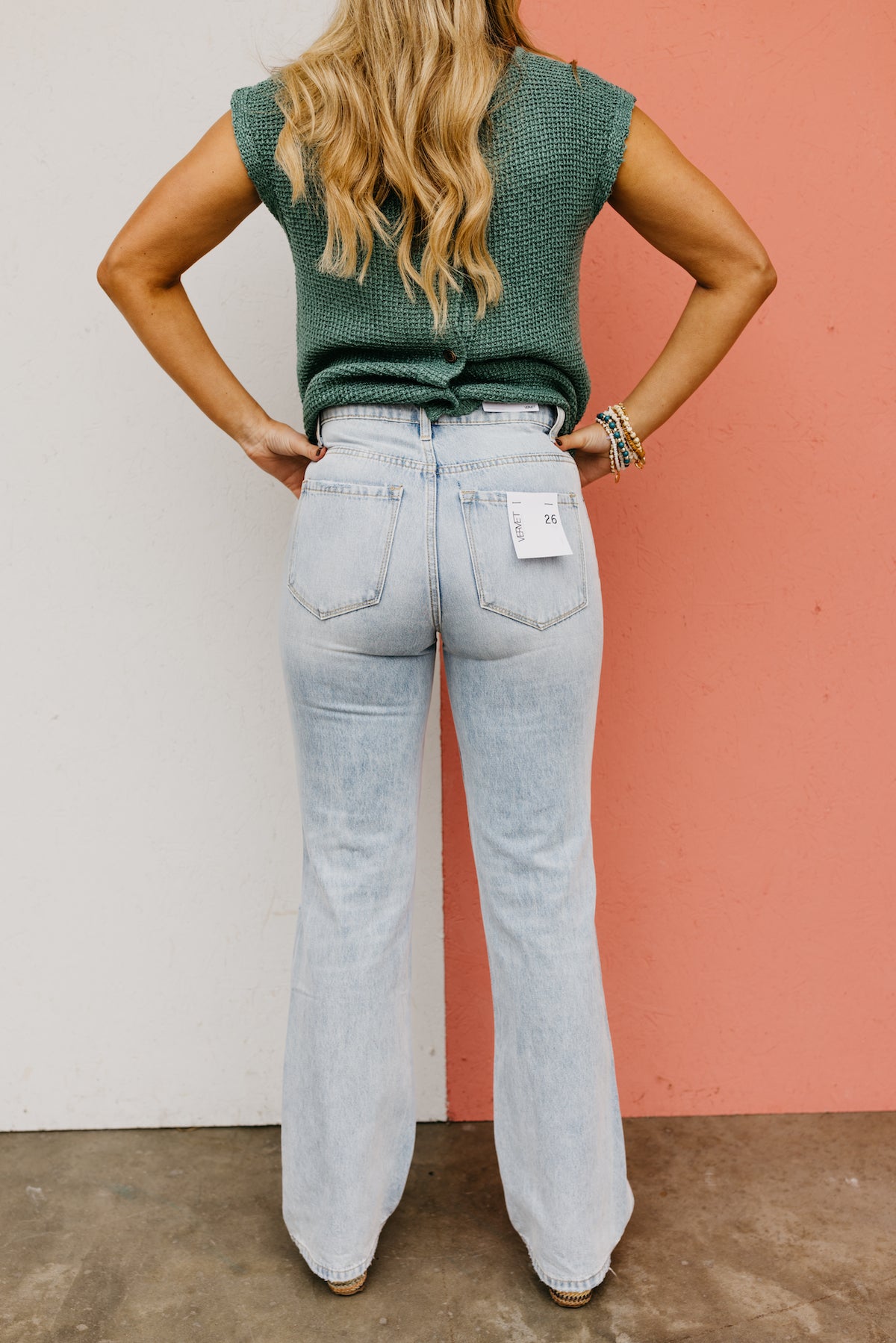 Vervet Denim | The Leslie 90's Distressed Vintage Flare Jeans