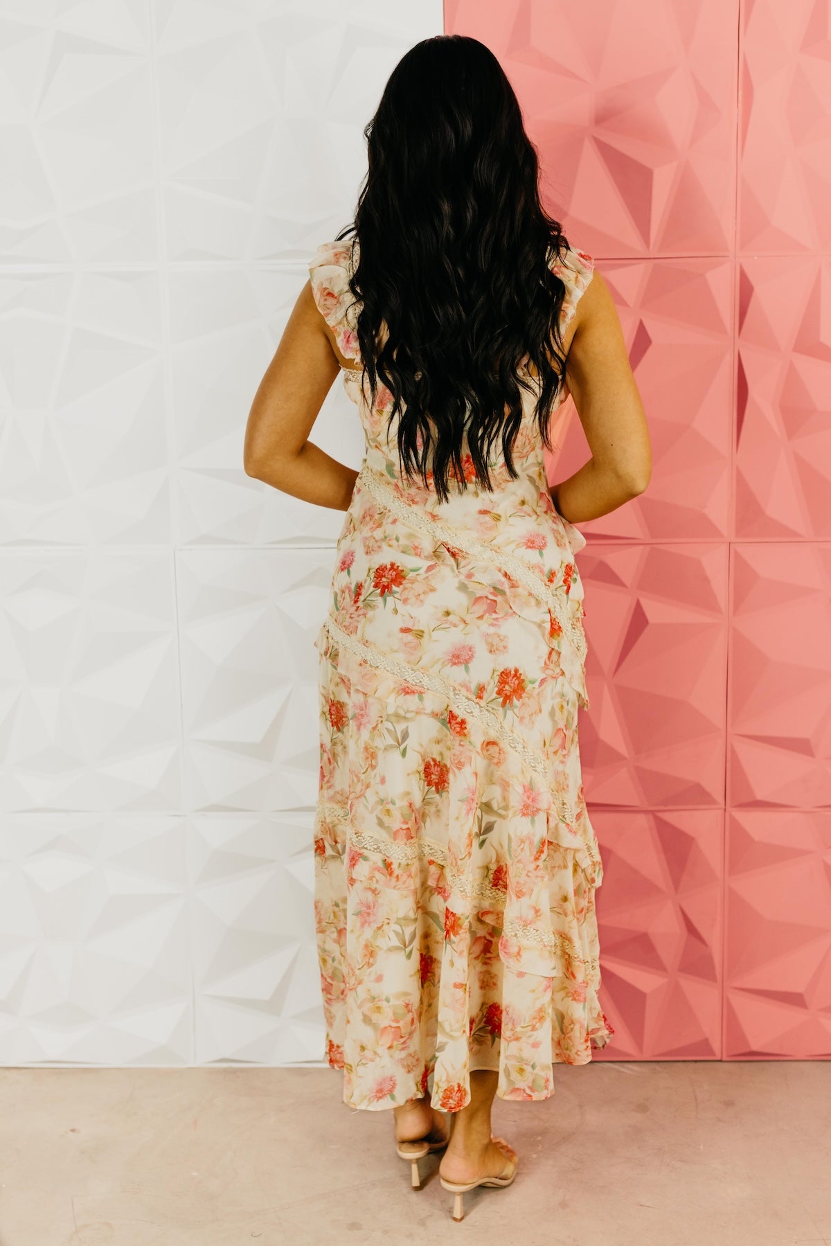 The Tristan Floral Lace Maxi Dress