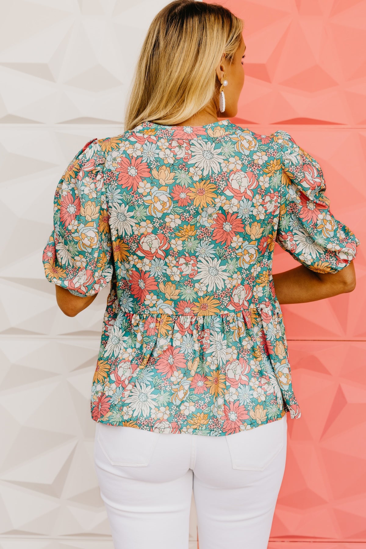The Francis Floral Puff Sleeve Blouse