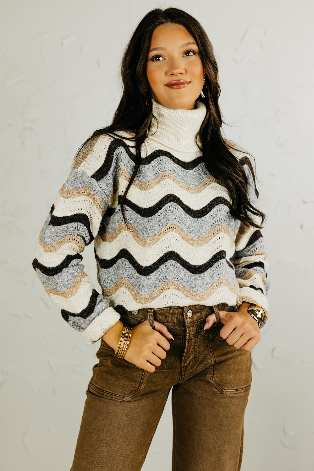 The Ellie Wave Stripe Sweater