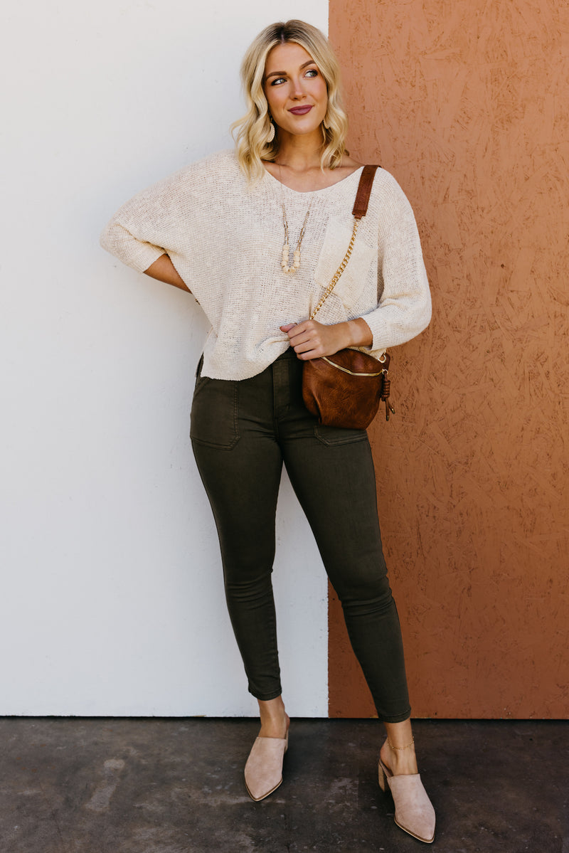 The Emma Slouchy Pocket Sweater