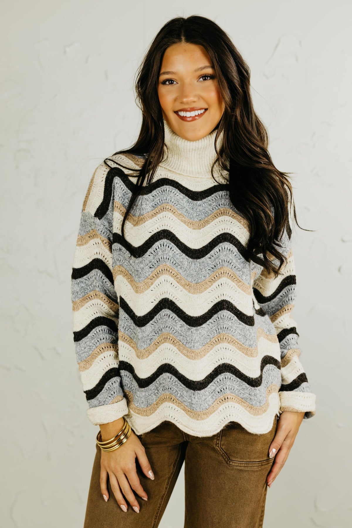 The Ellie Wave Stripe Sweater
