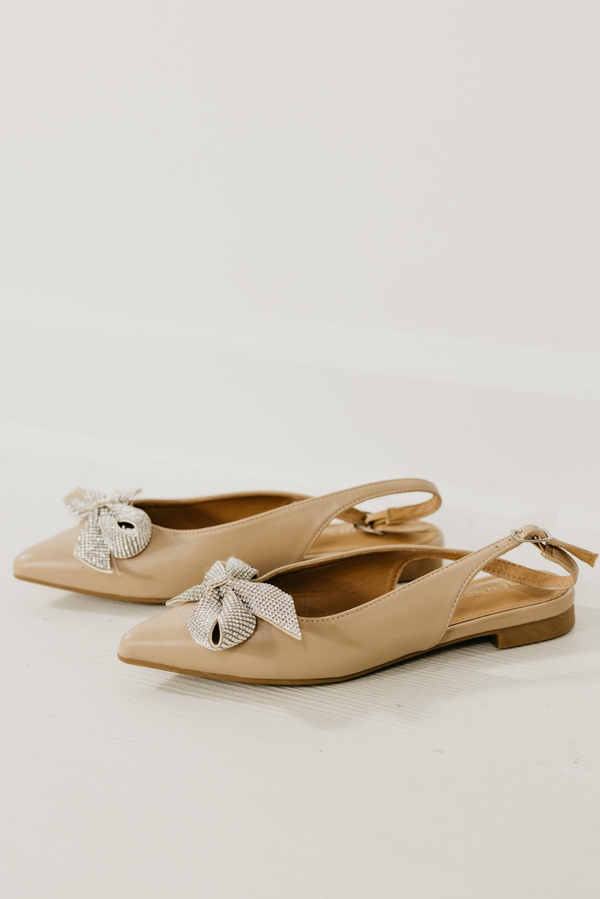 The Nyomi Bow Slingback Flat