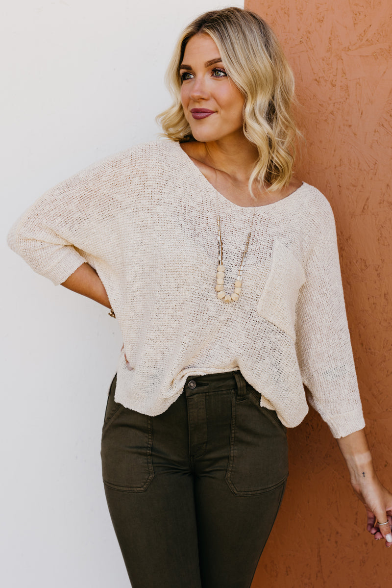 The Emma Slouchy Pocket Sweater