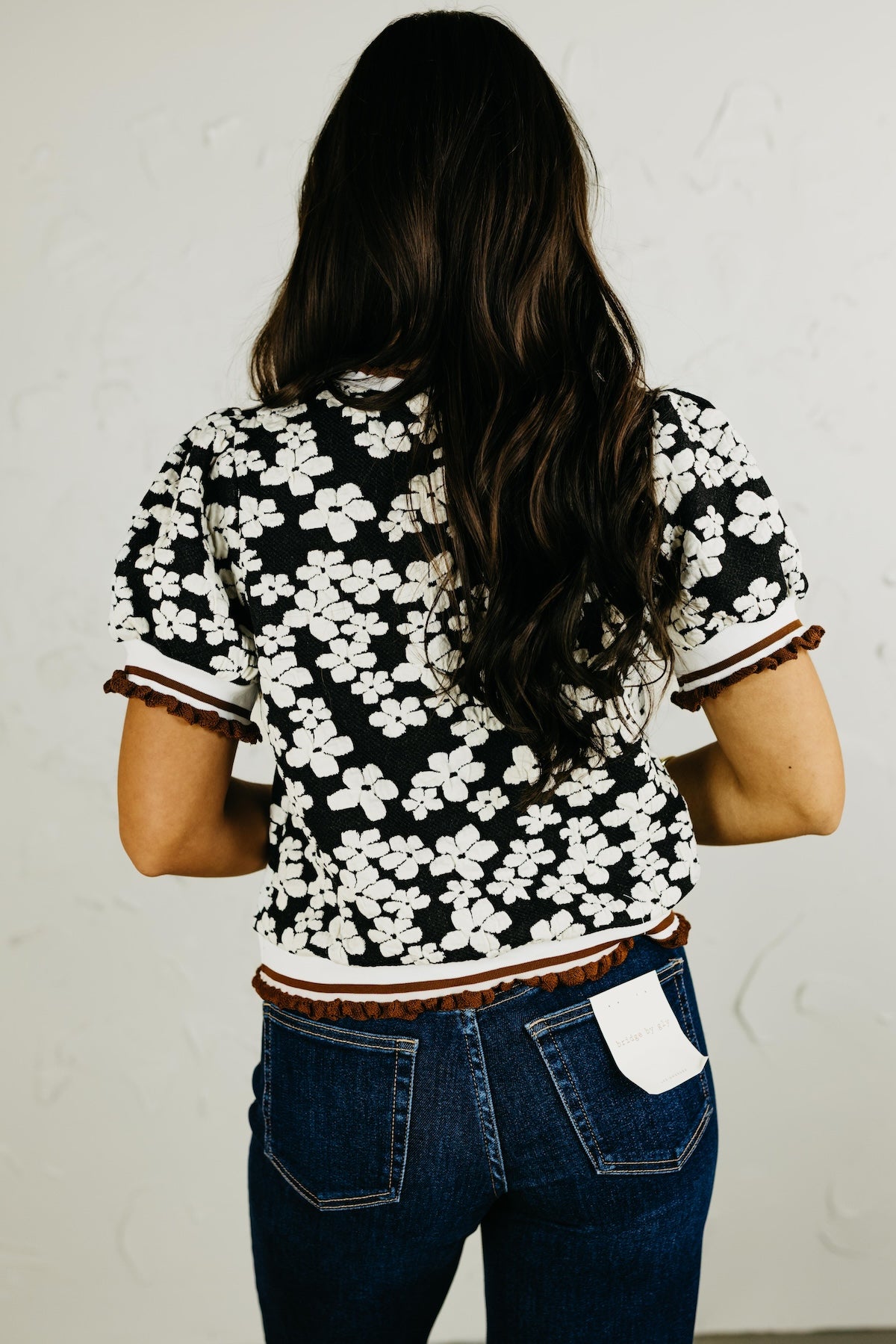 The Hazel Embossed Floral Top