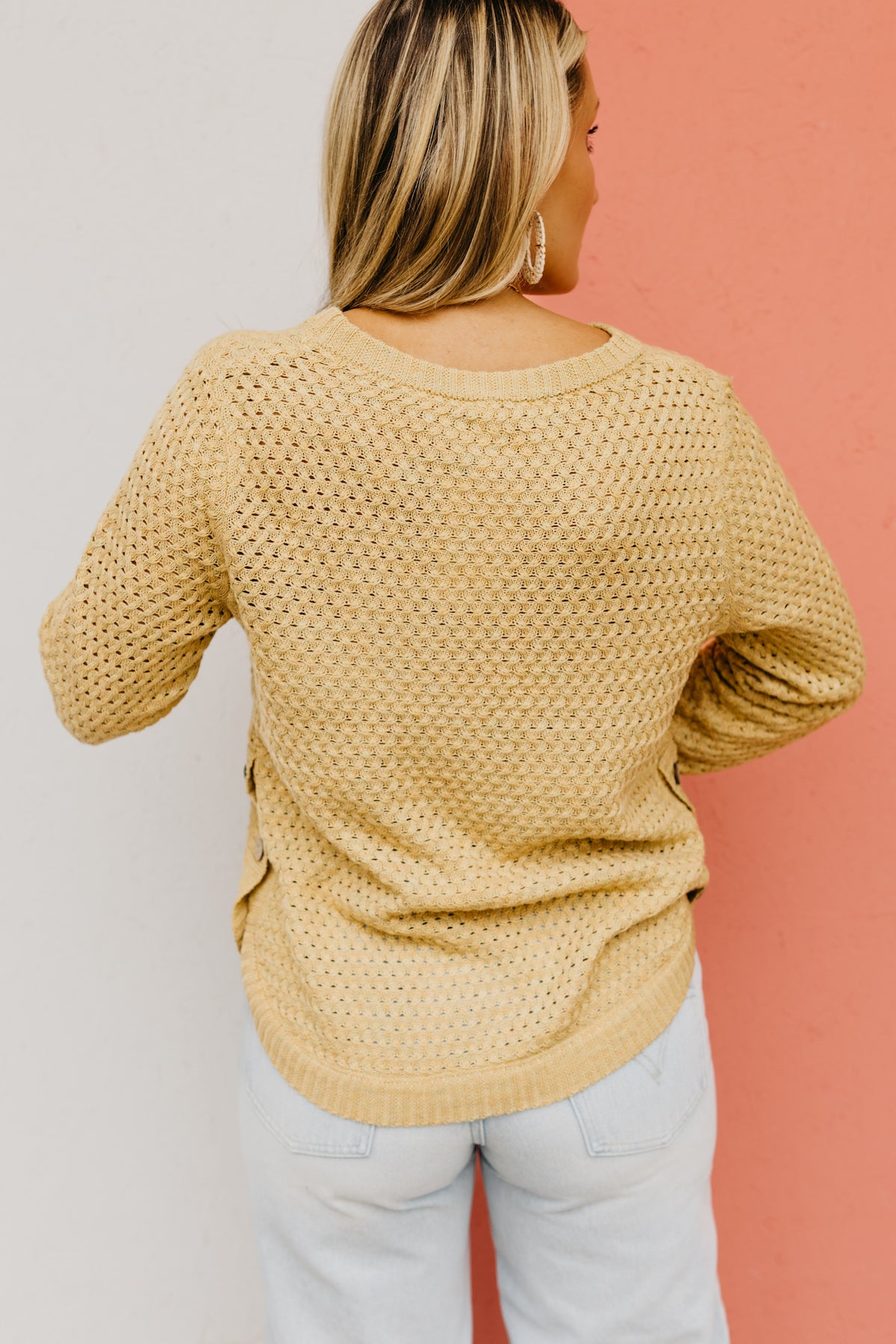 The Zander Side Button Sweater