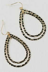 The Evelyn Hammered Teardrop Earring