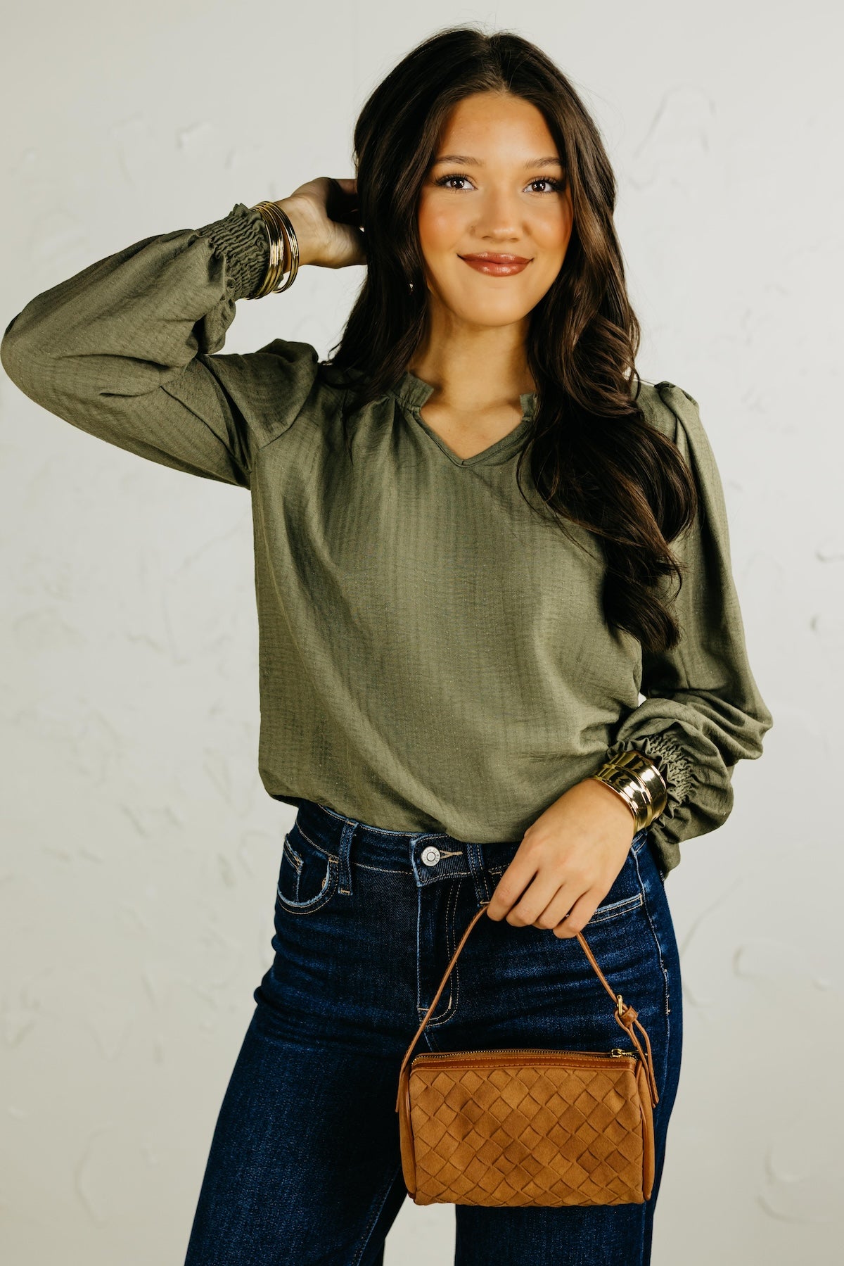 The Wendi Long Sleeve Blouse