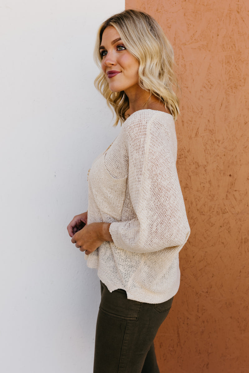 The Emma Slouchy Pocket Sweater